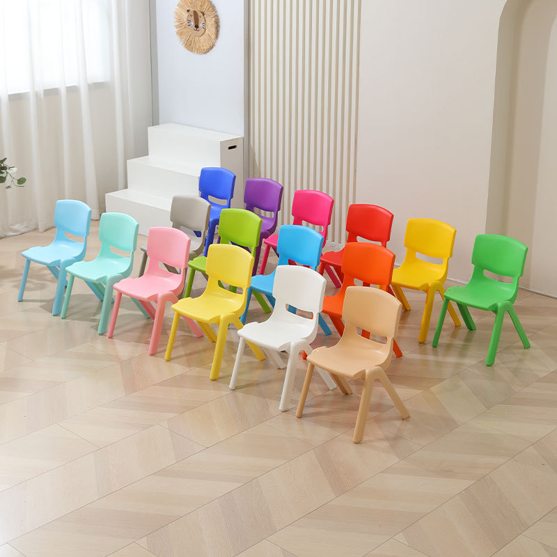 幼儿园椅子 加厚儿童塑料靠背椅 学生椅成人椅培训班凳子厂家批发详情2
