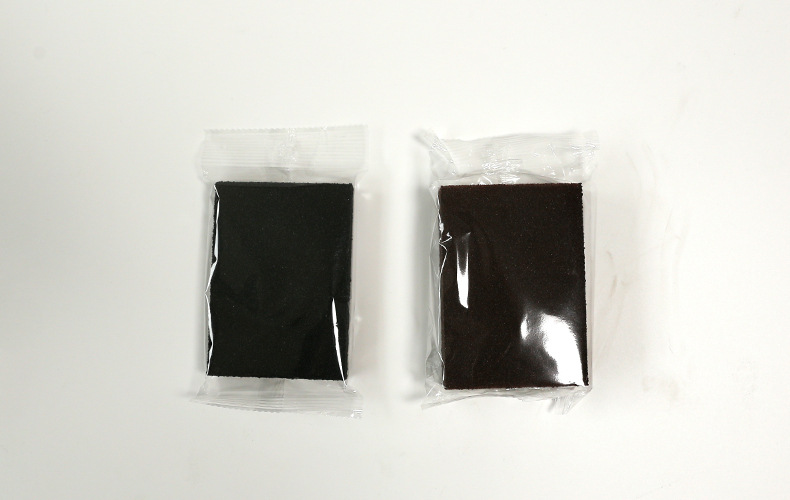 Kitchen diamond sand sponge cleaner, a household stain and rust removal wonder, magic scrub for black stains on the bottom of POTS, cleaning sponge block pic 1