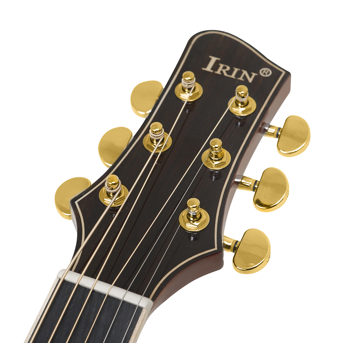 IRIN高端41寸民谣木吉他D型桶桃木芯云杉亮光吉他成人初学者乐器详情20