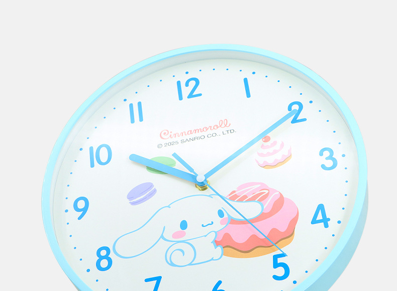 三丽鸥正版库洛米卡通挂钟客厅儿童房创意挂墙时钟可爱女生钟表详情10