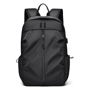 Mochila de nylon transfronteriza bolsa de viaje casual ligera para hombres bolsa de escuela de gran capacidad bolsa de computadora simple para estudiantes universitarios pic 8