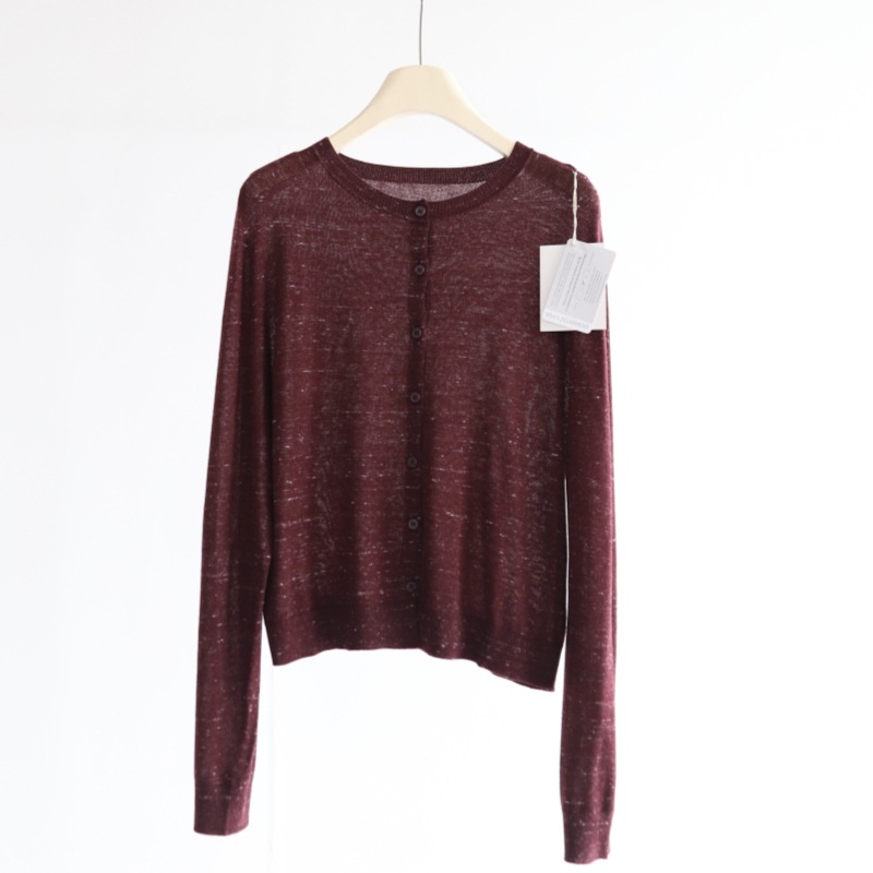 Spring and Summer Colorful 16-needle seamless long-sleeved knitted cardigan for women, soft and skin-friendly commuting outerwear, with a thin coat pic 30