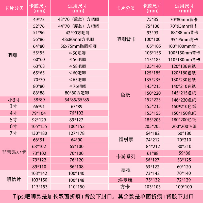 吧唧自封袋20丝CPP加长方形防潮高透徽章自粘袋谷子收纳保护套详情2