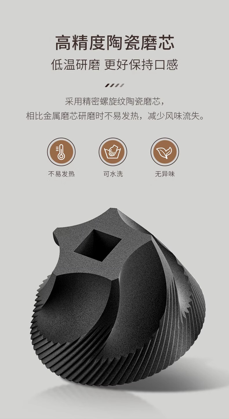 电动咖啡磨豆机全自动意式手冲充电动咖啡粉手摇研磨器磨粉机便携详情15