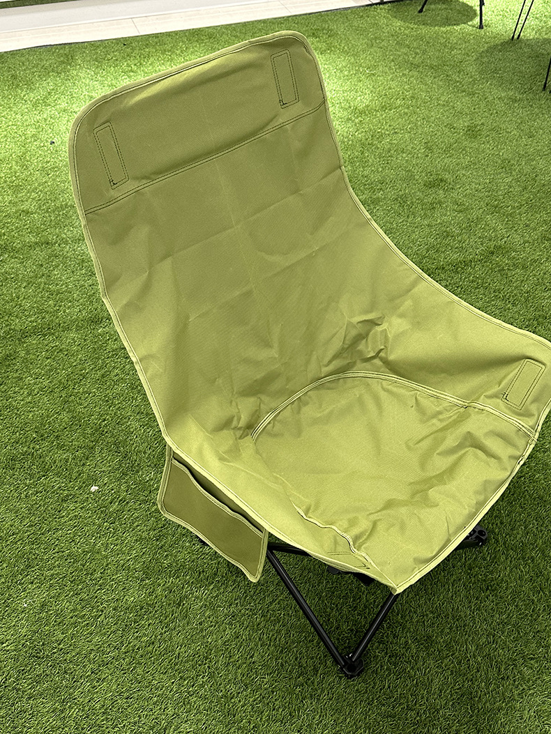 户外折叠月亮椅折叠露营躺椅钓鱼椅休闲沙滩椅高靠背可调节露营椅详情14