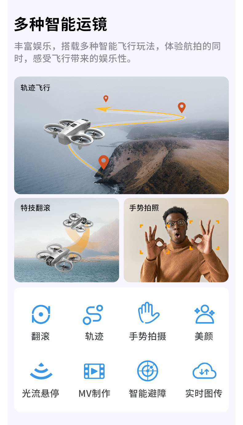 Cross-border mini high-definition aerial photography GT3 drone all-inclusive anti-collision optical flow obstacle avoidance quadcopter remote control aircraft pic 11