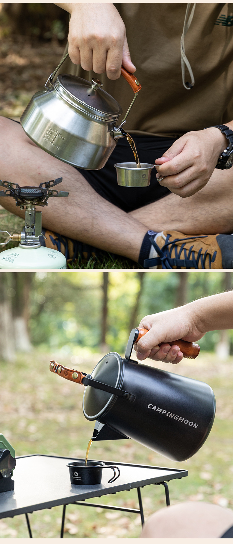 Koman camping water bottle cowhide handle gloves are comfortable, wear-resistant and heat-resistant. Genuine top-layer cowhide water bottle handle gloves pic 10