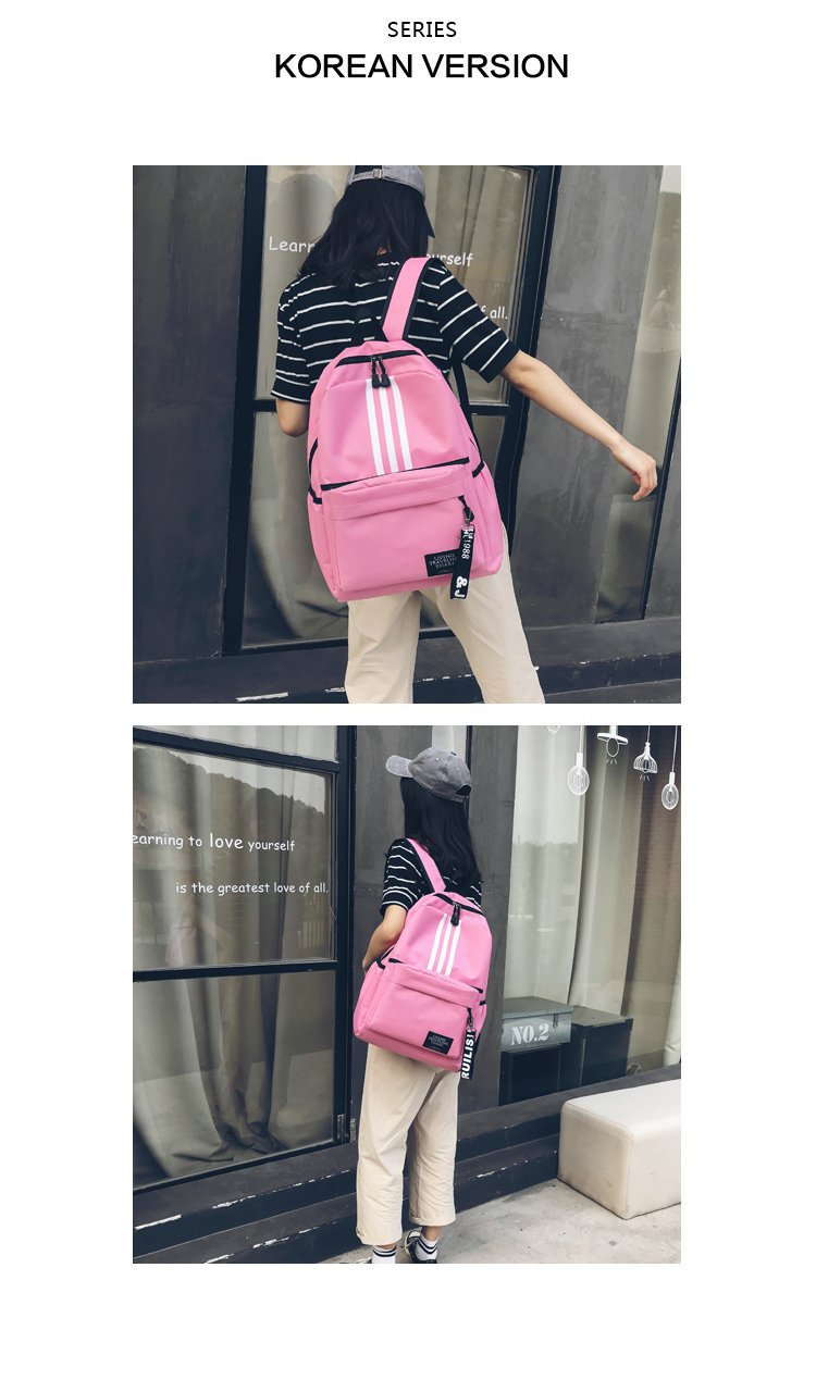 2026新款学生双肩包韩版时尚潮流初中高中生背包情侣旅行书包批发详情3