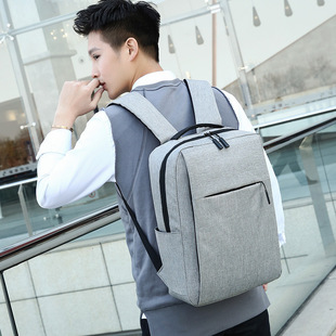 Mochila de nylon transfronteriza bolsa de viaje casual ligera para hombres bolsa de escuela de gran capacidad bolsa de computadora simple para estudiantes universitarios pic 4