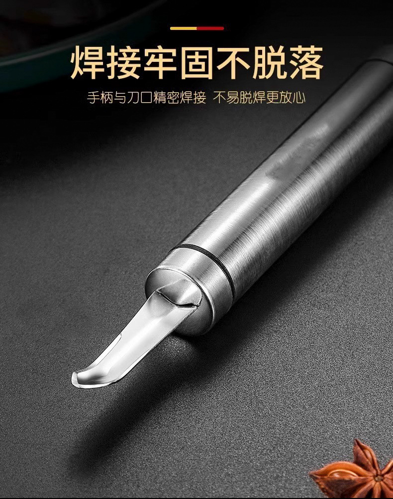 Stainless steel shrimp intestinal tract removal knife: Dig the shrimp stomach, peel the shrimp shell, remove the shrimp intestinal tract, open the back of the shrimp, and remove the seeds from the longan pic 9