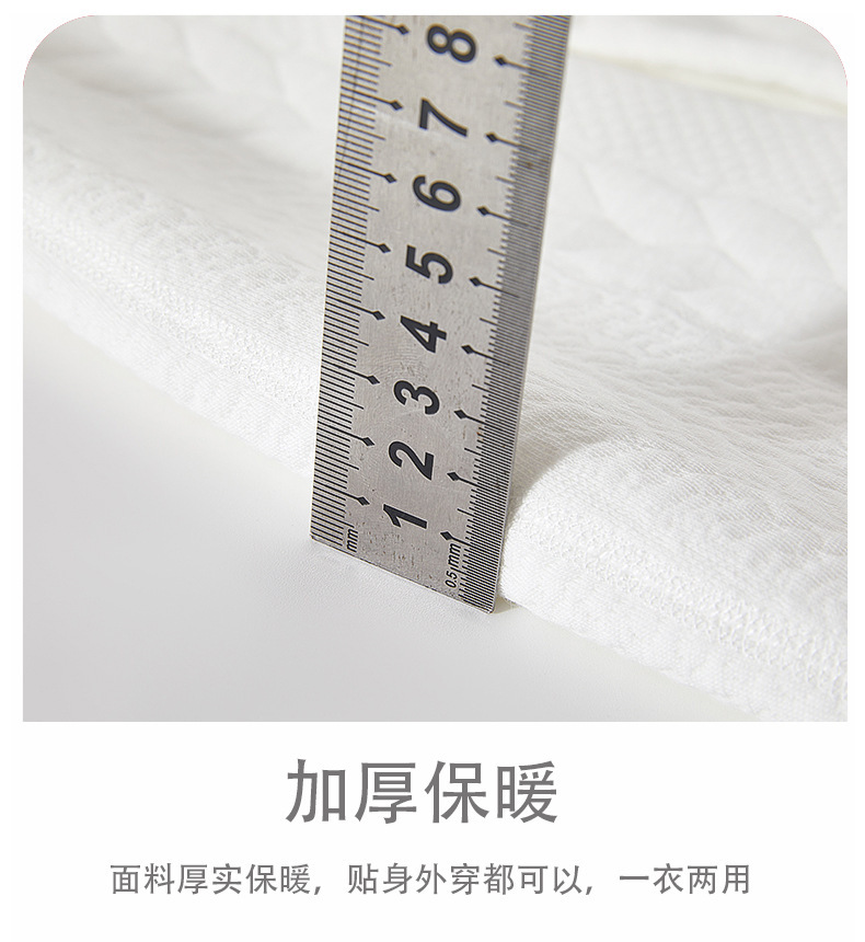 婴儿保暖衣连体衣纯棉新生儿春秋衣服宝宝秋冬三层夹哈衣详情16