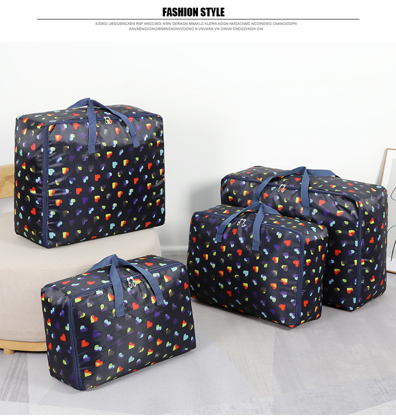 Oxford cloth clothing storage bags, large waterproof quilts, moving student hand luggage bags, home sorting and packing bags pic 16