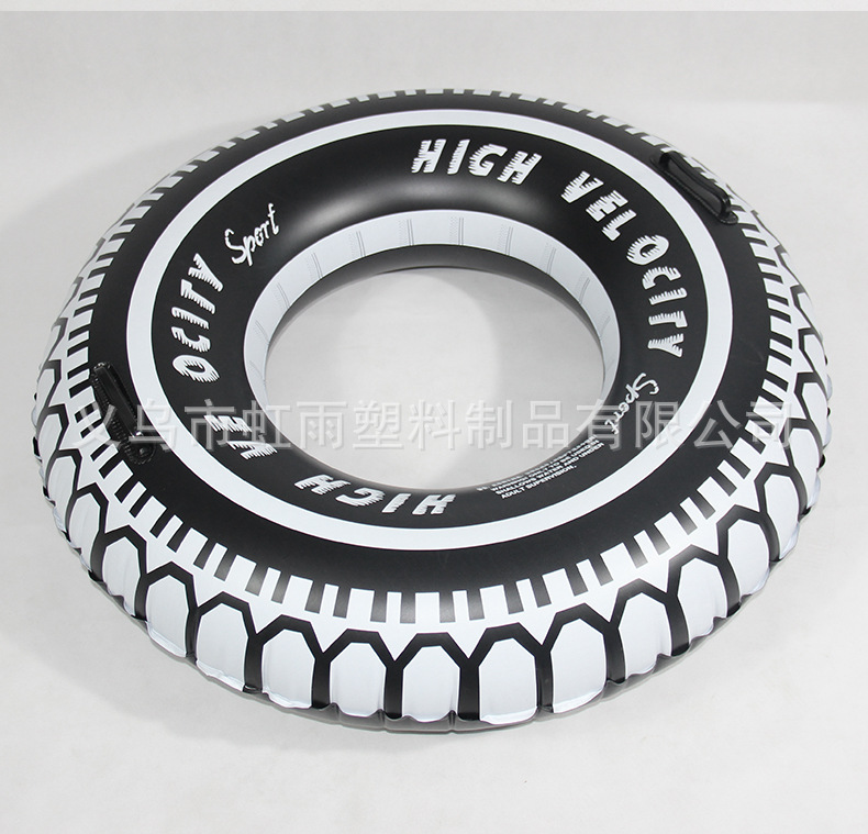 虹雨新款儿童轮胎游泳圈批发条纹可爱卡通腋下圈加厚充气泳圈详情7