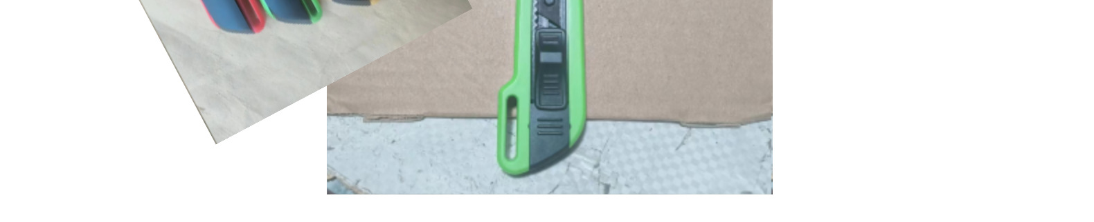 Express delivery knife, large utility knife, thickened anti-slip stainless steel pen sharpener, special large wallpaper knife, 18mm paper cutting knife pic 20