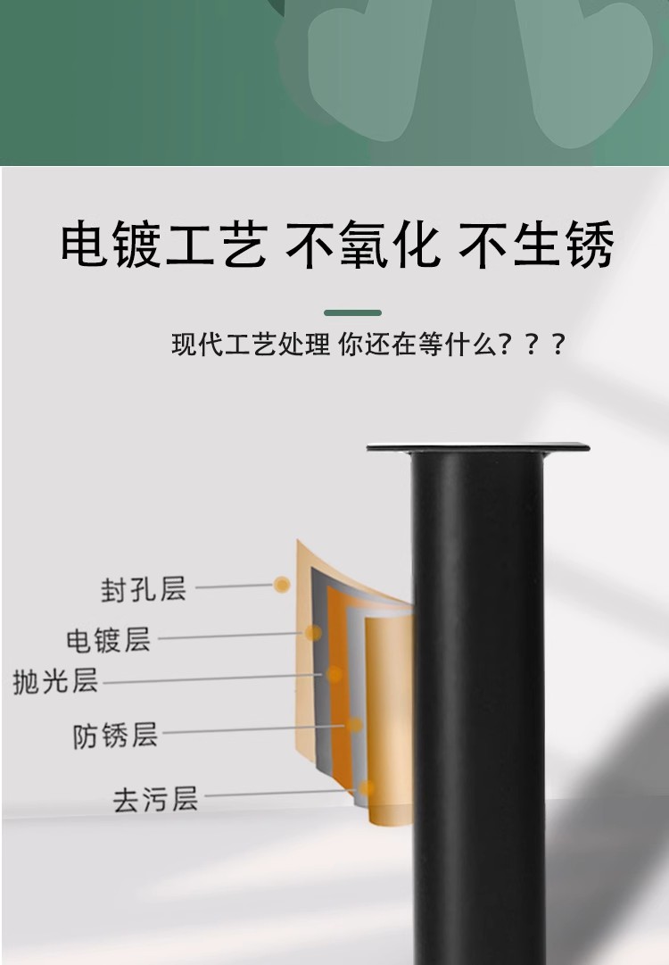 可调节沙发脚支撑腿电视柜脚茶几脚床腿可调高家具柜脚伸缩桌腿脚详情8