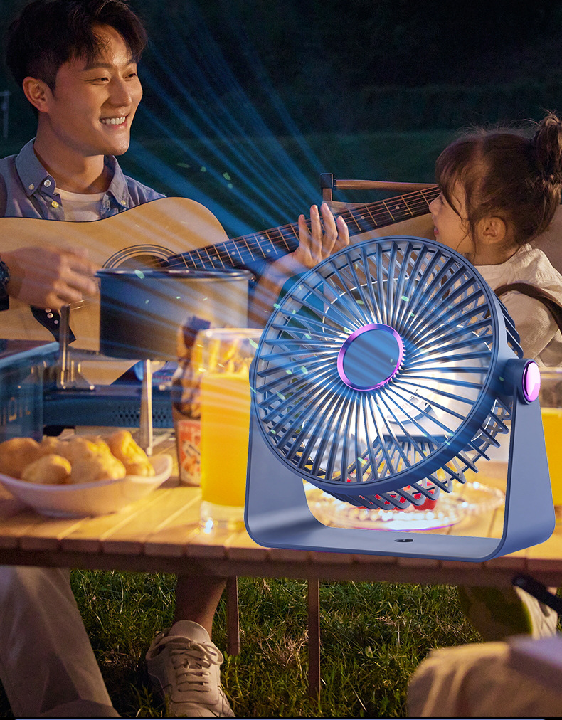 Desktop air circulation fan, electric fan, small household, silent, strong wind force desktop fan, student dormitory, office pic 23