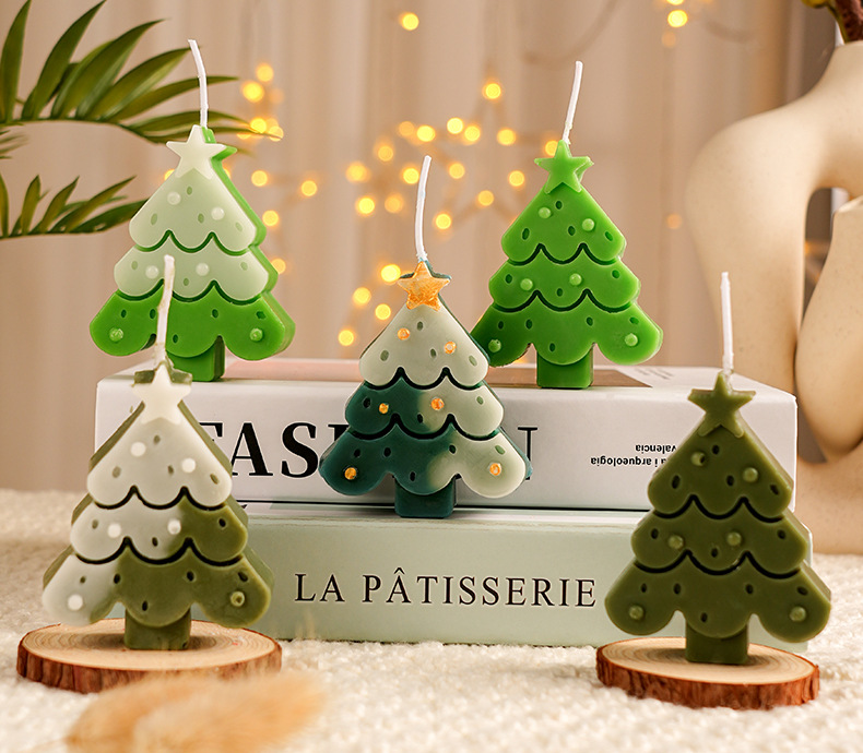 圣诞节香薰蜡烛创意圣诞树氛围感香氛蜡烛摆件浪漫圣诞伴手礼物详情6