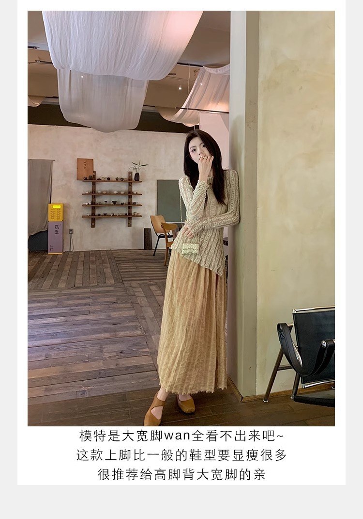 葡萄妈studiolee 高阶质感马皮方头粗跟软面小皮鞋高跟单鞋女秋款详情31