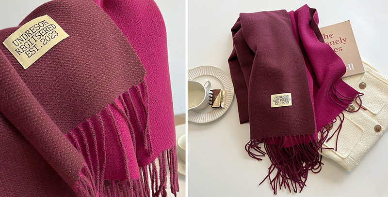 跨境双面仿羊绒围巾女冬季保暖情侣高级感中长款围脖纯色百搭披肩详情32