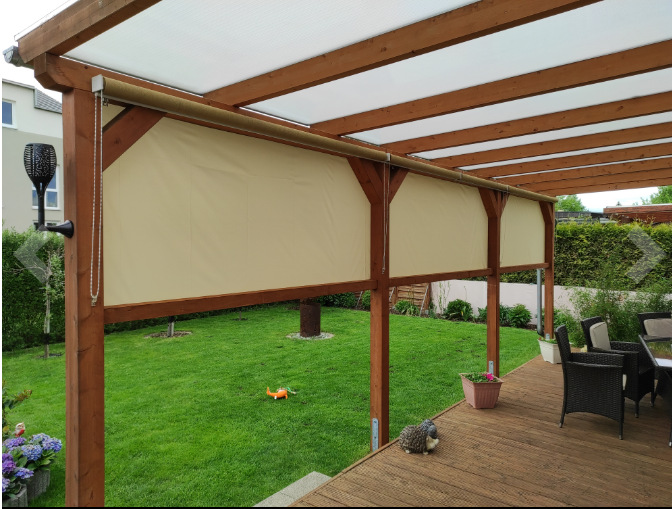 跨境热销遮阳帘隐私雨布围栏网花园庭院阳台植物护外加密加厚详情54