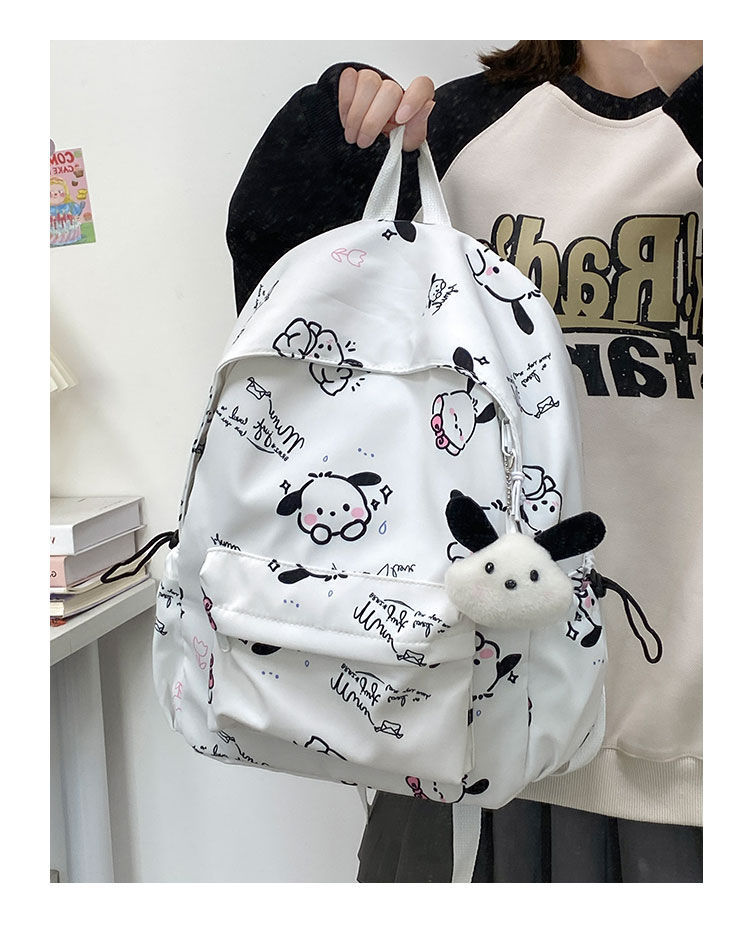 小众帕恰狗少女书包初中生ins软妹背包女高中学生大容量双肩包女详情12