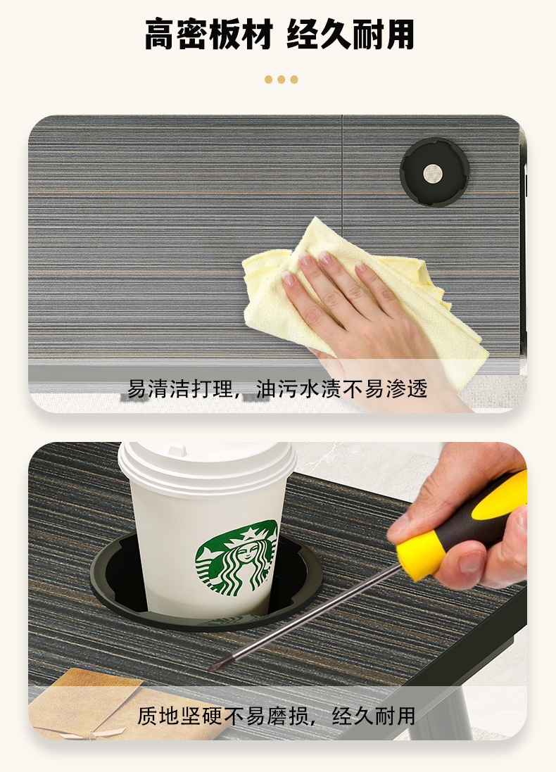 多功能折叠床上桌简约板式学习办公桌适用书房家用便携小桌子详情6