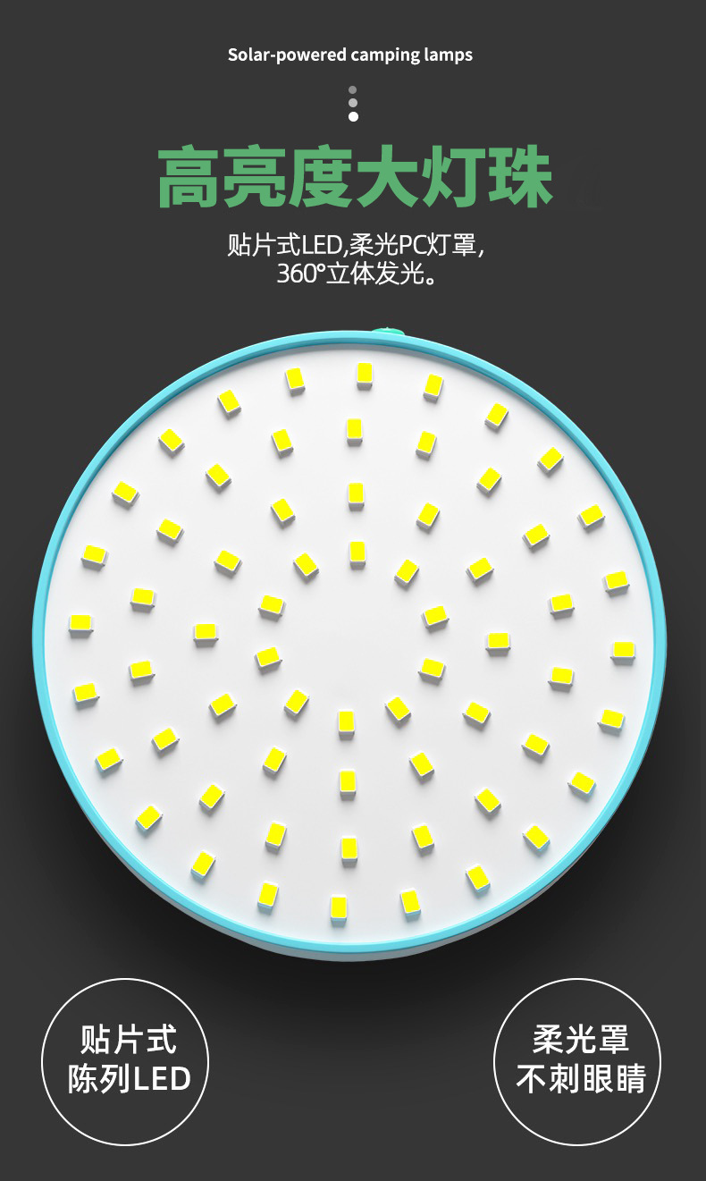 led家用充电式灯泡高亮节能应急球灯泡户外无线夜市摆地摊露营灯详情4