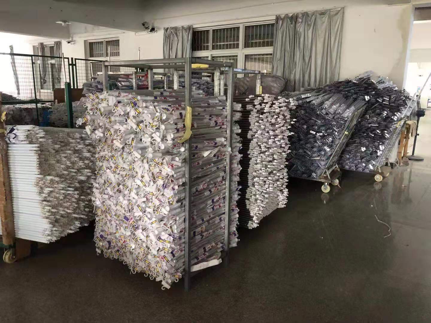 免打孔浴帘杆浴室伸缩杆洗澡间干湿分离淋浴隔断卫生间铁管晾衣杆详情8