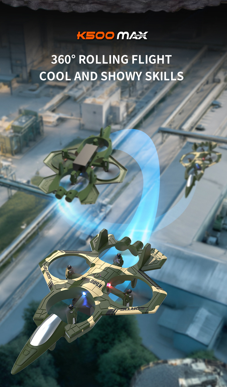 ABS plastic remote-controlled aircraft, remote-controlled fighter jets, high-quality quadcopters, foam drones pic 4