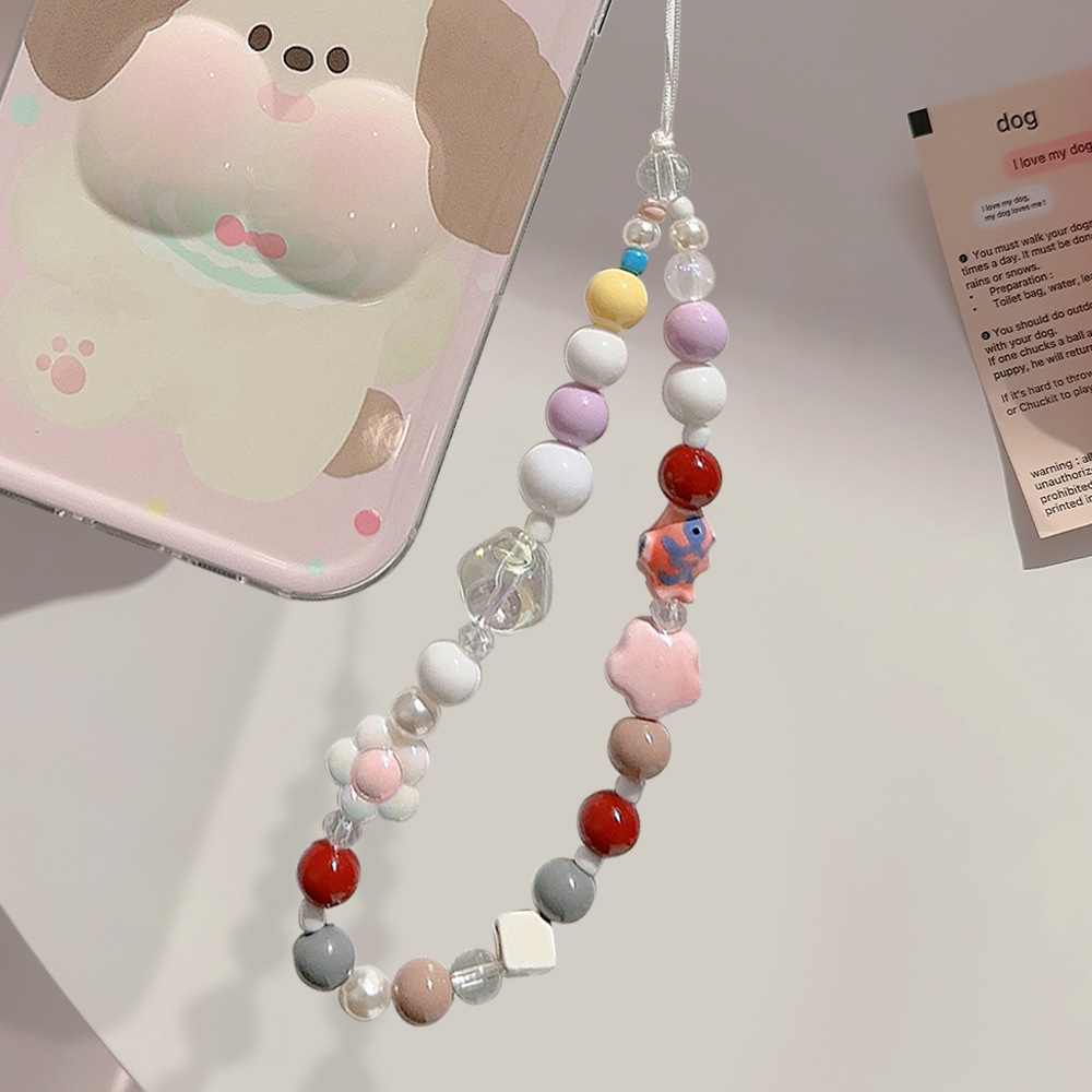 链条手机壳挂绳适用苹果/华为便携手腕带绳个性ins风甜酷挂件详情8