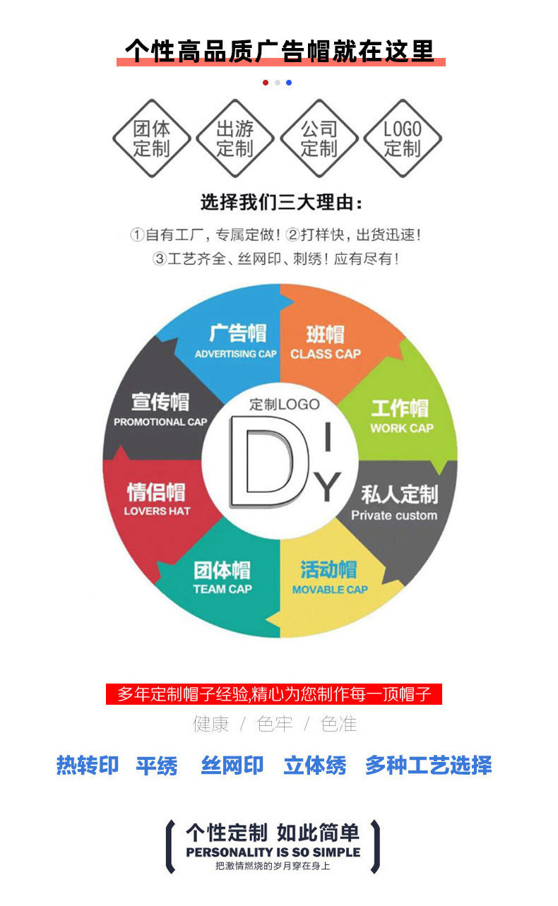 Advertising caps, travel caps, LOGO printing, volunteer baseball caps, sun caps, manufacturer wholesale caps, baseball caps pic 6