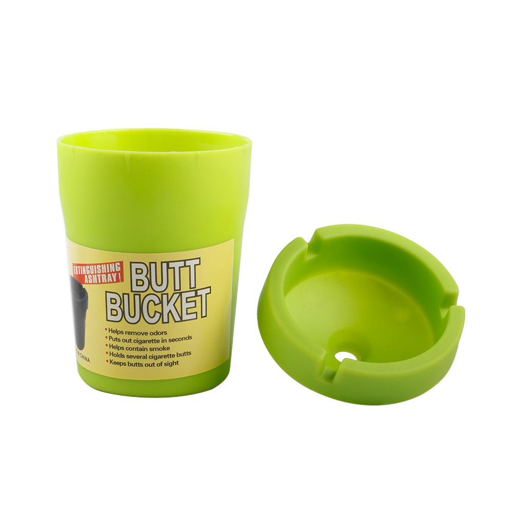 跨境热卖塑料车载烟灰缸 可拆卸便携PP材质多色塑料烟缸 Ashtray详情7