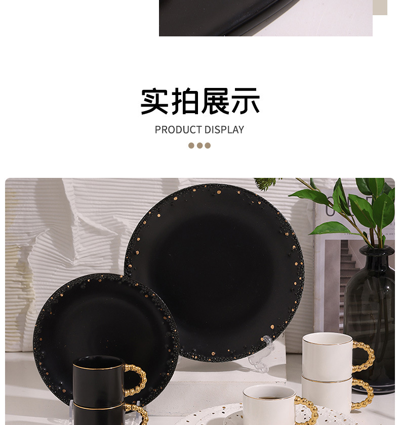 Nordic black and gold fun monster storage cans, creative decoration rooms, homestays, TV cabinets, soft furnishings, daily necessities, dust-proof glass sealed cans pic 16