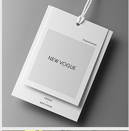 新款防拆一次性吊牌设计个性商标标签订做网红女装挂牌高级感吊卡详情3