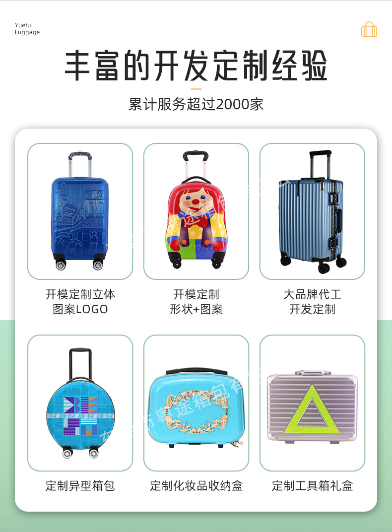 新款跨境可折叠拉杆箱静音万向轮旅行箱包海关锁多功能折叠行李箱详情13