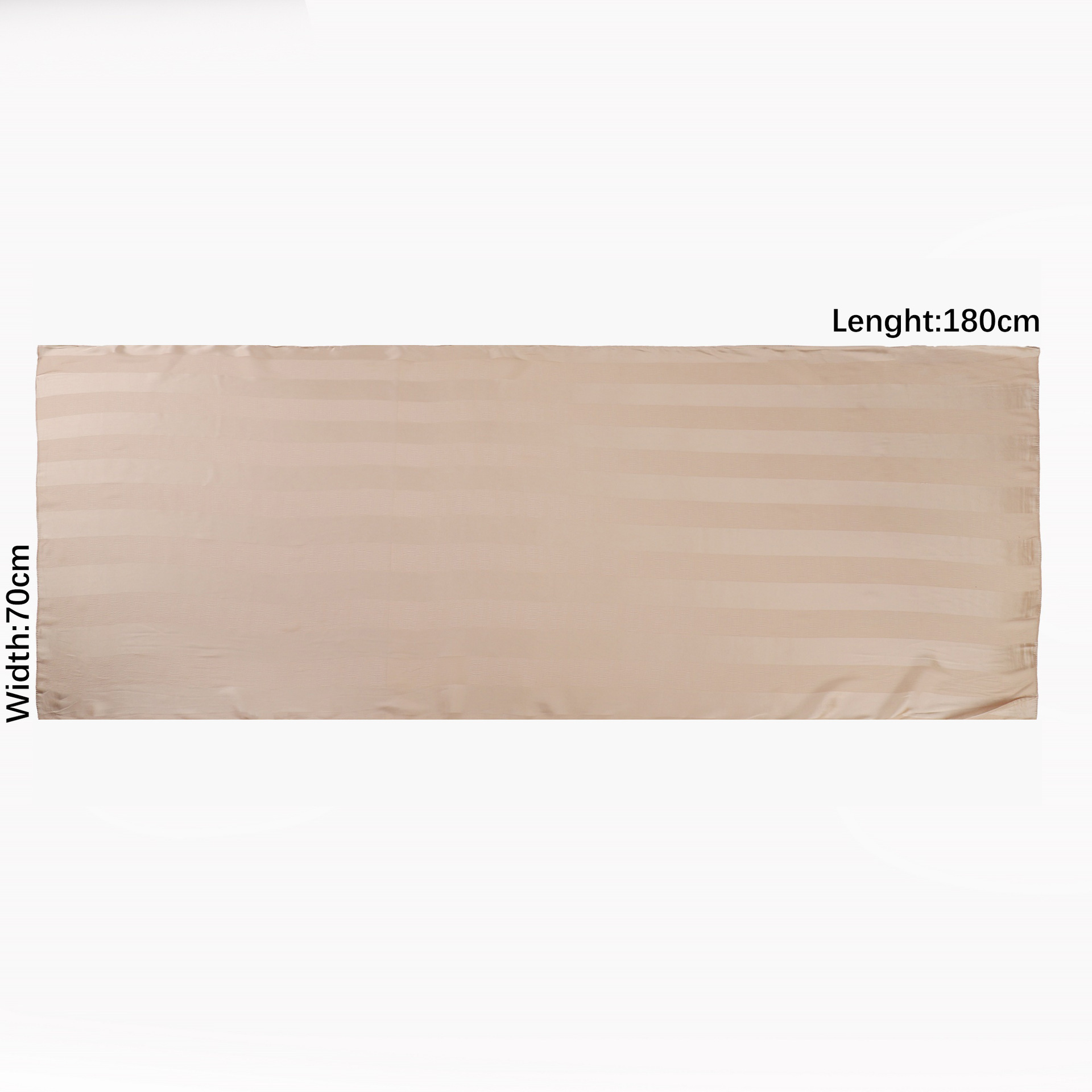 百搭宽条纹镂空纯色缎面长巾丝滑柔软透气仿真丝女包头巾旅行披肩详情3