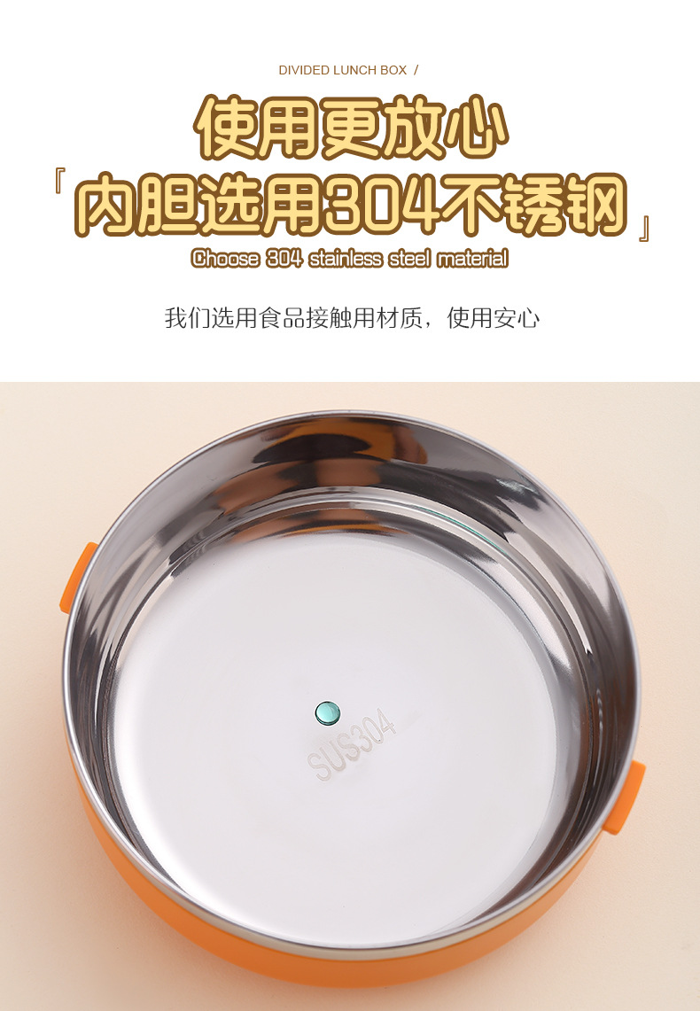 创意巨无霸带扣汉堡便当盒儿童野餐盒学生上班族双层分格午餐饭盒 pic 5