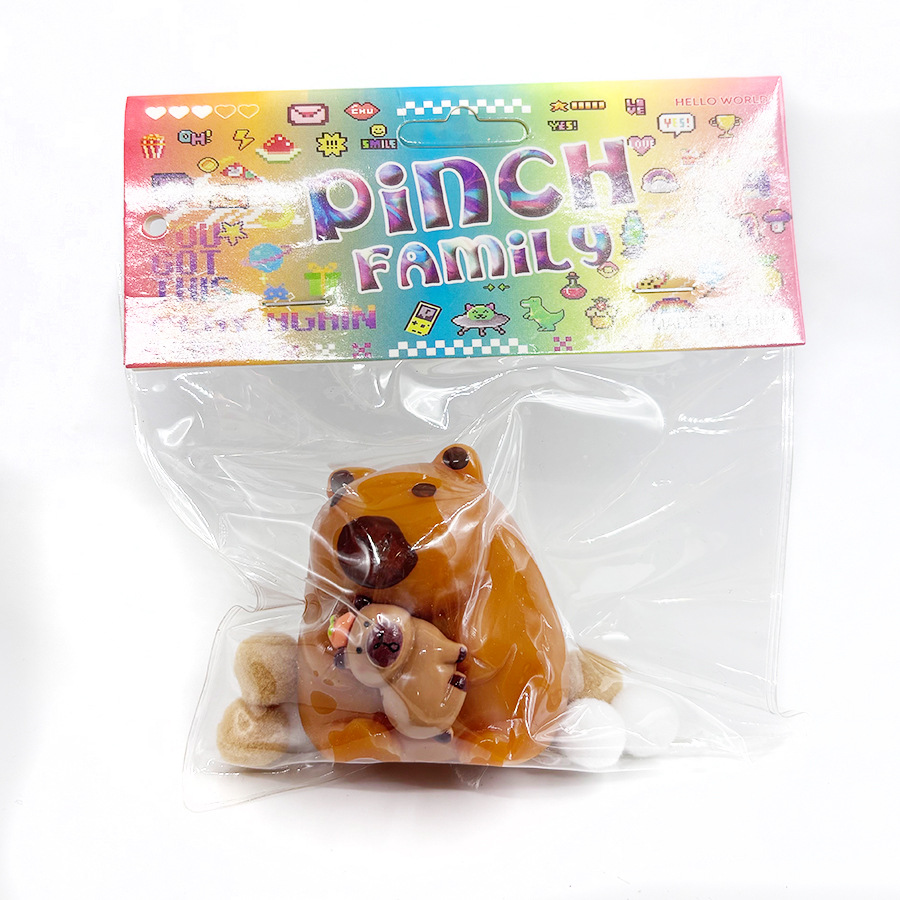 The new Kapibala Kneading Fun Healing soft rubber TPR slow Rebound feel stress-relieving toy is in stock pic 9