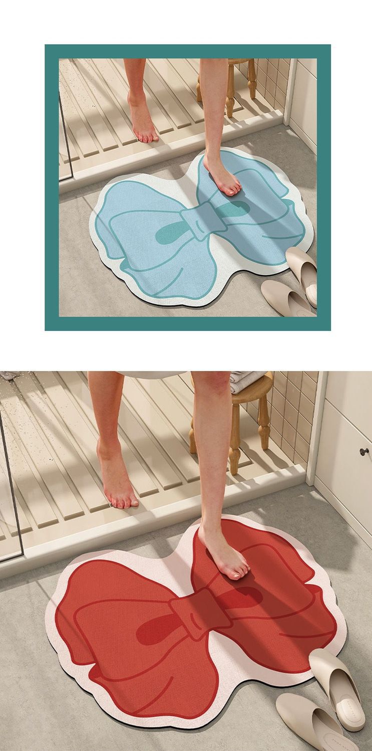 吸水防滑卫生间地垫家用浴室硅藻泥软垫厨房台面沥水垫洗澡速干垫详情11