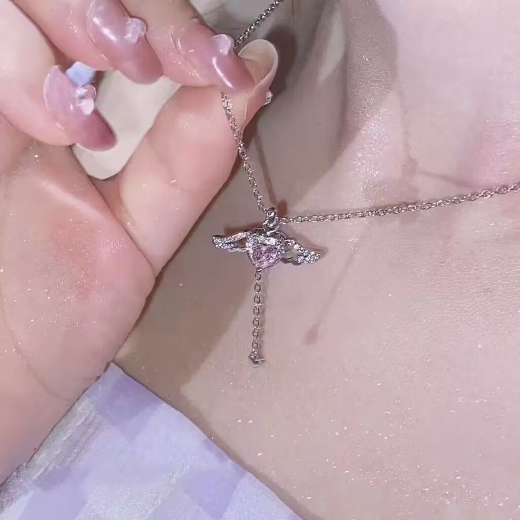 热销款生日Kitty项链女甜美可爱吊坠锁骨链送闺蜜走心详情8