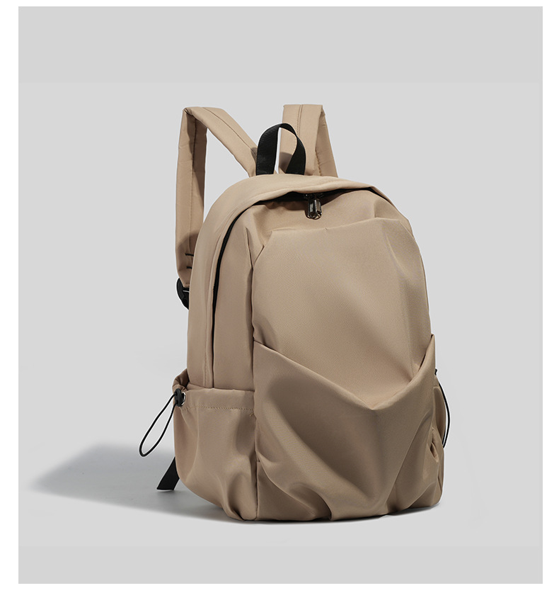 韩版ins风新款双肩包女休闲简约大容量旅行包百搭校园中学生书包详情9