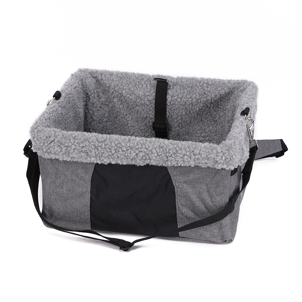 Rongka Pet Cross-border Pet Car Seats, pet car supplies, lamb fleece warmth, comfortable pet beds for cats and dogs, pet bags pic 16