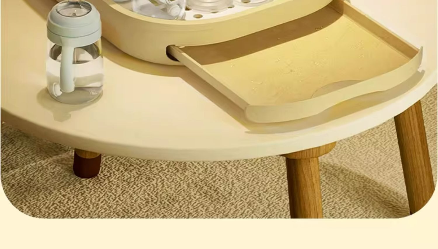 也雅奶瓶收纳盒宝宝餐具辅食碗筷沥水架婴儿收纳箱防尘沥干置物架详情10