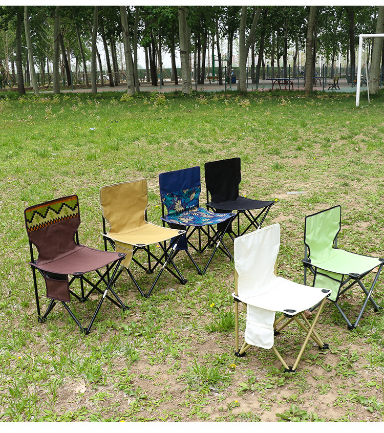 户外折叠椅便携式露营钓鱼休闲小凳子有靠背旅游旅行休闲折叠椅详情21