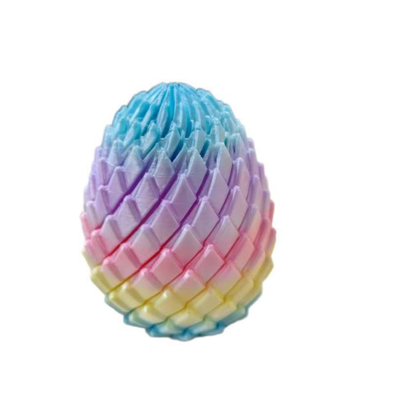 可变形3d打印史莱姆球创意扭扭手指解压新款龙蛋旋转变形模型玩具详情16