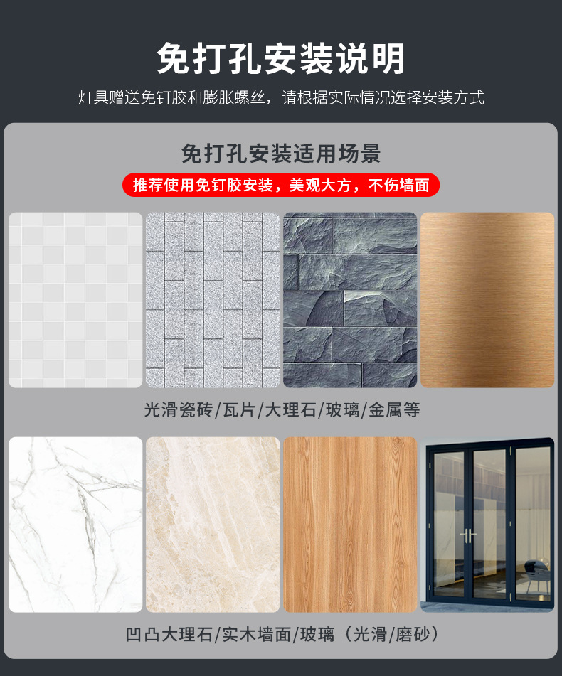 Solar lamps, outdoor courtyard lamps, high-pole street lamps, household lighting led, rural yard wall lamps, ultra-bright floodlights pic 25