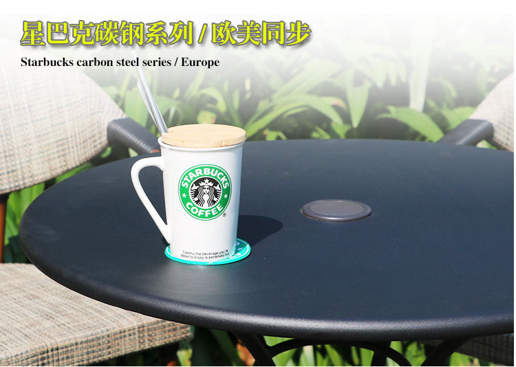 户外星巴克桌椅藤椅民宿庭院咖啡厅酒吧奶茶店阳台休闲外摆防水详情18