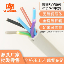 远华纯铜3芯RVV护套线0.12-16平方插排插头信号控制电源线含税运详情6