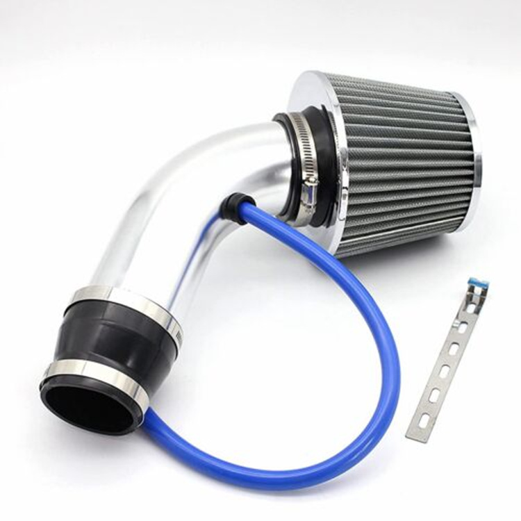 Automotive aluminum alloy cold air intake pipe kit 76mm high-flow air intake mushroom head universal kit pic 13