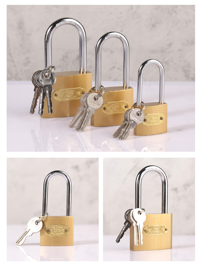 Single-opening imitation copper padlocks, dormitory cabinet lock heads, student drawer locks, household padlocks wholesale, lock manufacturer pic 16